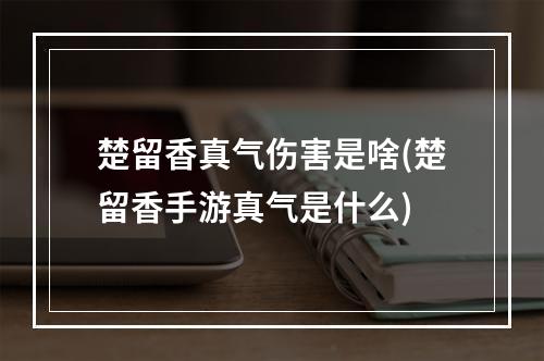 楚留香真气伤害是啥(楚留香手游真气是什么)