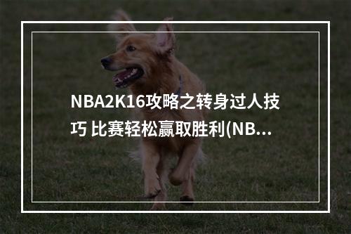 NBA2K16攻略之转身过人技巧 比赛轻松赢取胜利(NBA2K16中如何高效利用转身过人技术 破解对手防守)