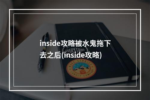 inside攻略被水鬼拖下去之后(inside攻略)