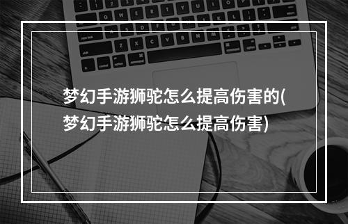 梦幻手游狮驼怎么提高伤害的(梦幻手游狮驼怎么提高伤害)