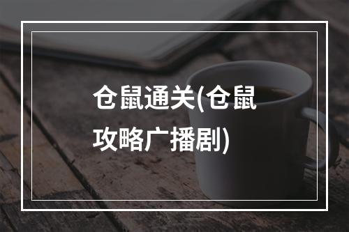 仓鼠通关(仓鼠攻略广播剧)