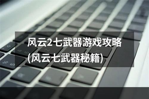 风云2七武器游戏攻略(风云七武器秘籍)