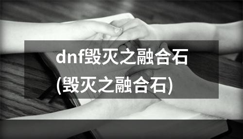 dnf毁灭之融合石(毁灭之融合石)