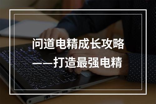 问道电精成长攻略——打造最强电精