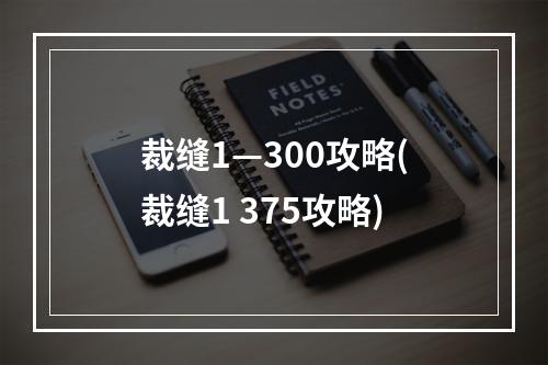 裁缝1—300攻略(裁缝1 375攻略)