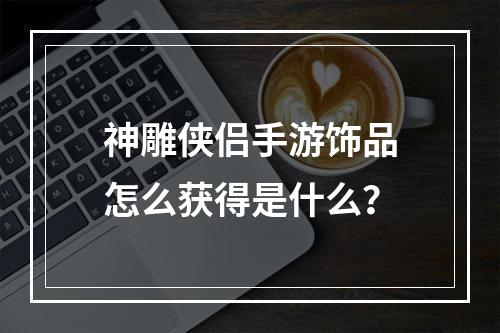 神雕侠侣手游饰品怎么获得是什么？