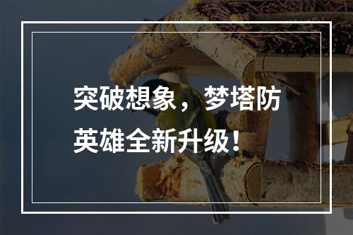 突破想象，梦塔防英雄全新升级！