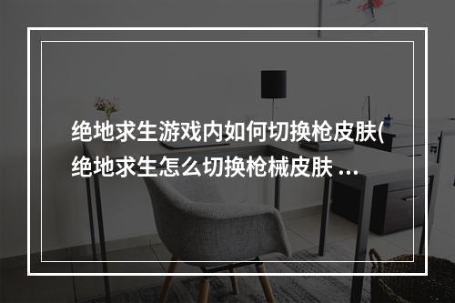 绝地求生游戏内如何切换枪皮肤(绝地求生怎么切换枪械皮肤 绝地求生切换枪械皮肤方法)