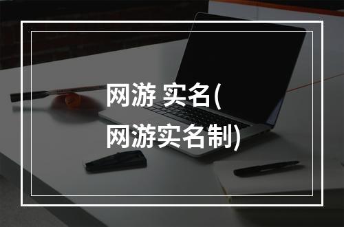 网游 实名(网游实名制)