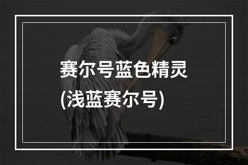 赛尔号蓝色精灵(浅蓝赛尔号)