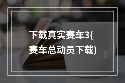 下载真实赛车3(赛车总动员下载)