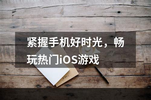 紧握手机好时光，畅玩热门iOS游戏