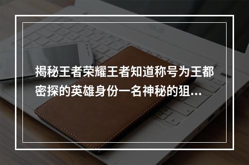 揭秘王者荣耀王者知道称号为王都密探的英雄身份一名神秘的狙击手(狙击手、王者荣耀、王都密探)