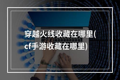 穿越火线收藏在哪里(cf手游收藏在哪里)