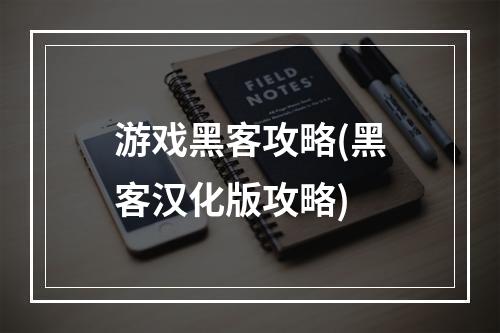 游戏黑客攻略(黑客汉化版攻略)