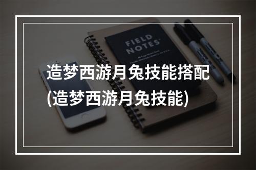 造梦西游月兔技能搭配(造梦西游月兔技能)