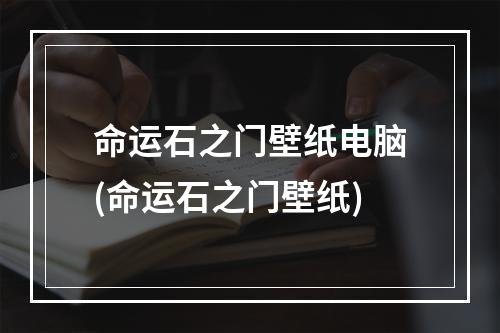 命运石之门壁纸电脑(命运石之门壁纸)