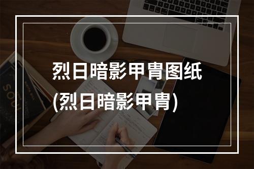 烈日暗影甲胄图纸(烈日暗影甲胄)