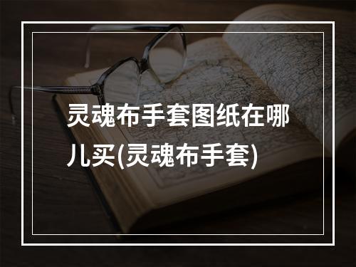 灵魂布手套图纸在哪儿买(灵魂布手套)