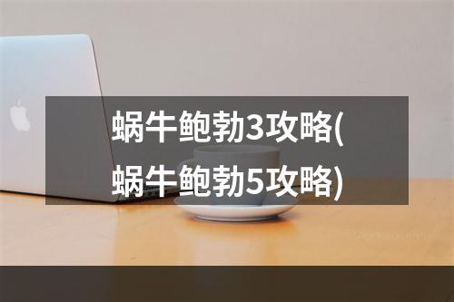 蜗牛鲍勃3攻略(蜗牛鲍勃5攻略)