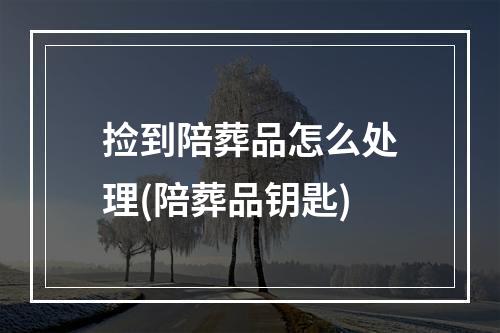 捡到陪葬品怎么处理(陪葬品钥匙)