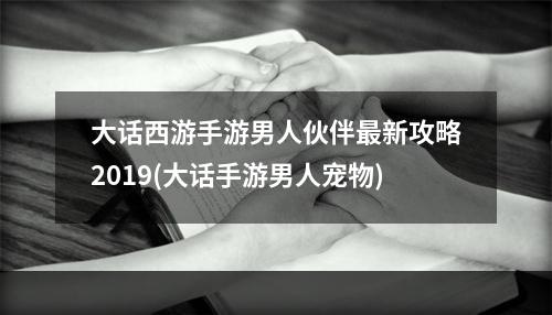 大话西游手游男人伙伴最新攻略2019(大话手游男人宠物)