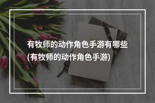 有牧师的动作角色手游有哪些(有牧师的动作角色手游)