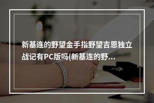 新基连的野望金手指野望吉恩独立战记有PC版吗(新基连的野望金手指)