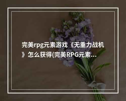 完美rpg元素游戏《无重力战机》怎么获得(完美RPG元素游戏《无重力战机》)