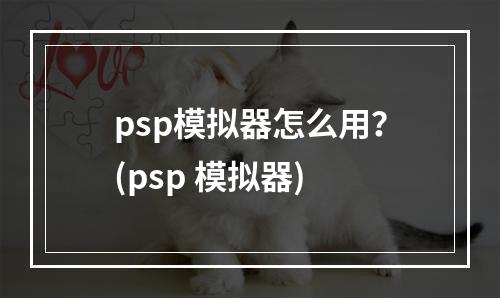 psp模拟器怎么用？(psp 模拟器)