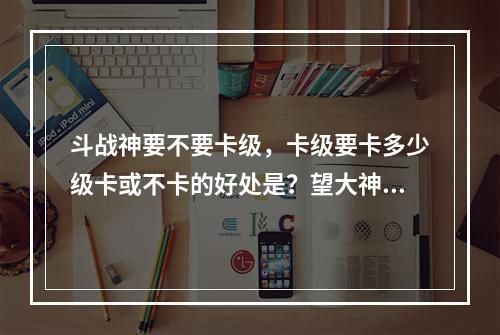 斗战神要不要卡级，卡级要卡多少级卡或不卡的好处是？望大神指教我新手(斗战神卡等级)