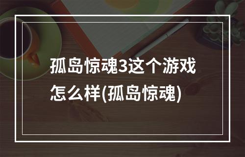 孤岛惊魂3这个游戏怎么样(孤岛惊魂)