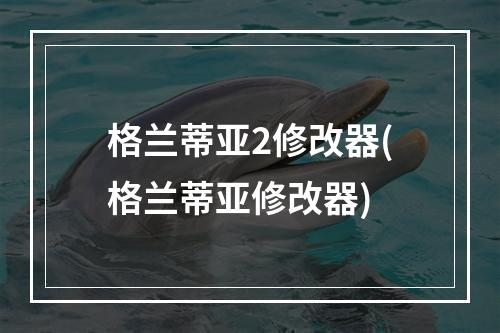 格兰蒂亚2修改器(格兰蒂亚修改器)