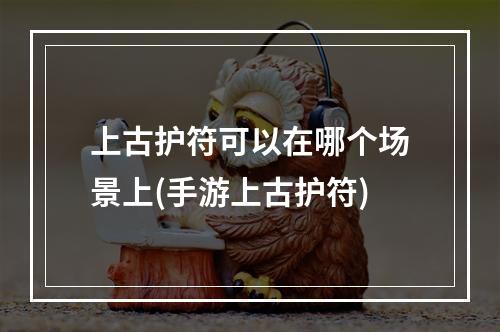 上古护符可以在哪个场景上(手游上古护符)