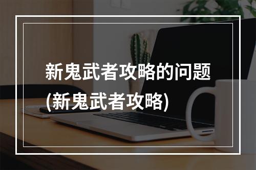 新鬼武者攻略的问题(新鬼武者攻略)