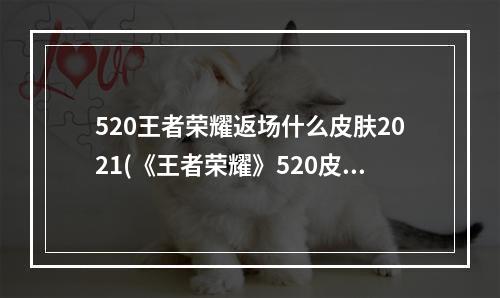 520王者荣耀返场什么皮肤2021(《王者荣耀》520皮肤最新消息2022 520皮肤返场曝光)