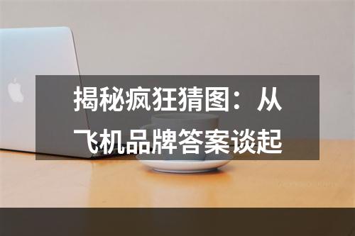 揭秘疯狂猜图：从飞机品牌答案谈起