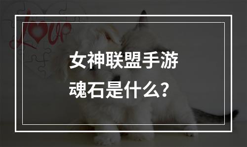 女神联盟手游魂石是什么？