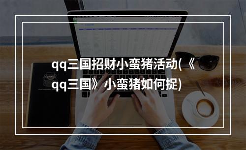 qq三国招财小蛮猪活动(《qq三国》小蛮猪如何捉)