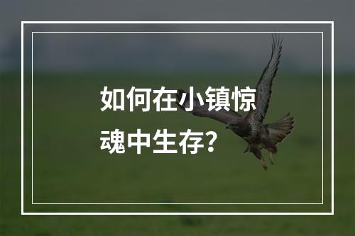 如何在小镇惊魂中生存？