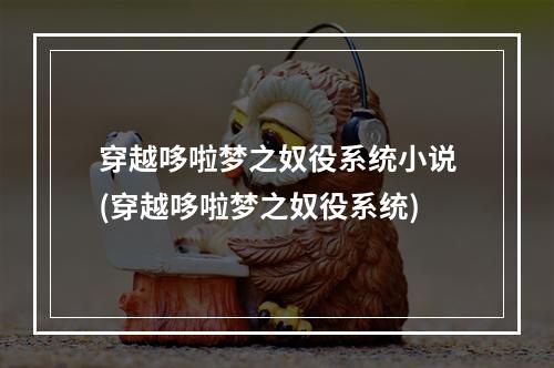 穿越哆啦梦之奴役系统小说(穿越哆啦梦之奴役系统)