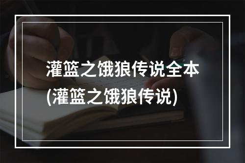 灌篮之饿狼传说全本(灌篮之饿狼传说)