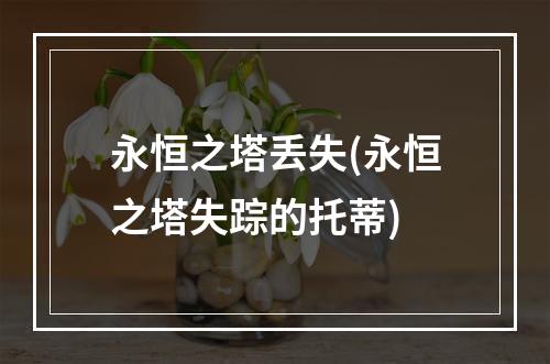 永恒之塔丢失(永恒之塔失踪的托蒂)