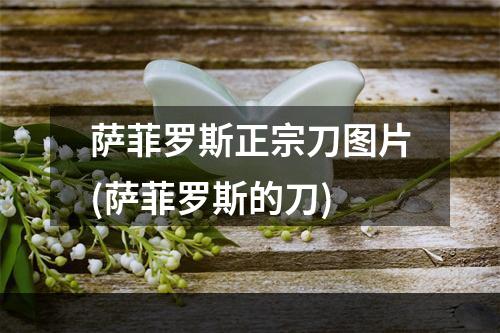 萨菲罗斯正宗刀图片(萨菲罗斯的刀)