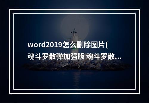 word2019怎么删除图片(魂斗罗散弹加强版 魂斗罗散弹加强版攻略)