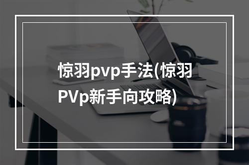 惊羽pvp手法(惊羽PVp新手向攻略)