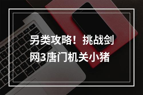 另类攻略！挑战剑网3唐门机关小猪