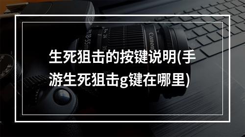 生死狙击的按键说明(手游生死狙击g键在哪里)