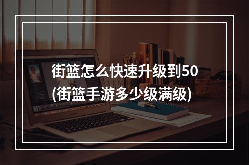 街篮怎么快速升级到50(街篮手游多少级满级)