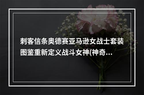 刺客信条奥德赛亚马逊女战士套装图鉴重新定义战斗女神(神奇女侠已无可比性)